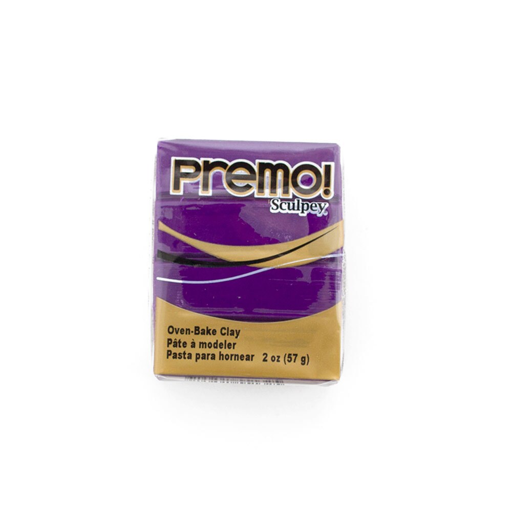 Polyform, Premo Sculpey, Oven Bake, Model Clay, 2oz, Purple